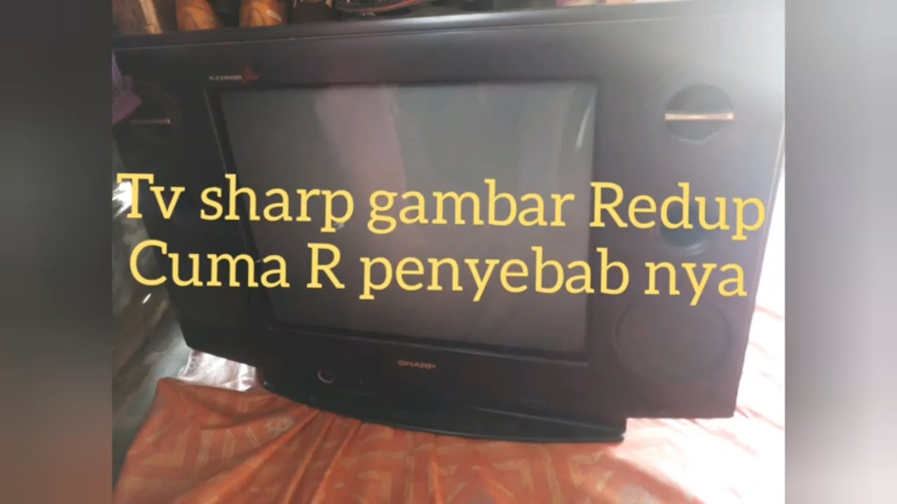 Как отремонтировать телевизор Sharp Alexander Slim с тусклым изображением