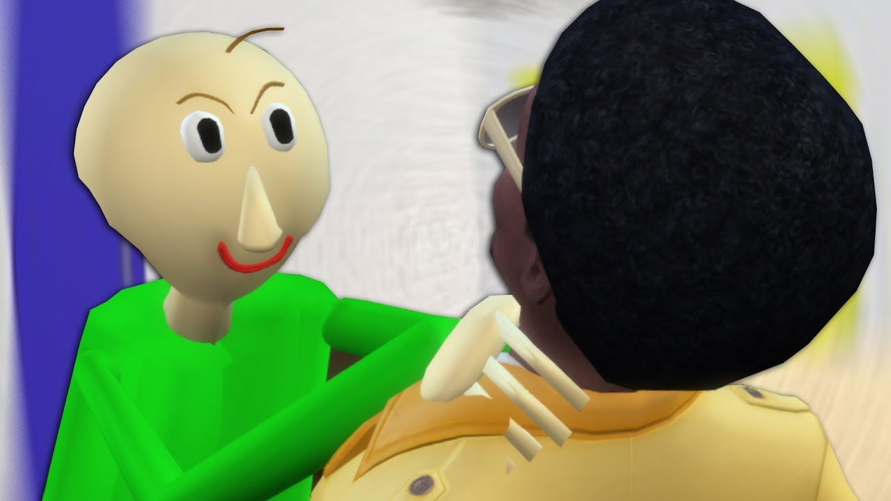 Baldi's Basics in EVIL (The Sims 4 w/ Baldi)