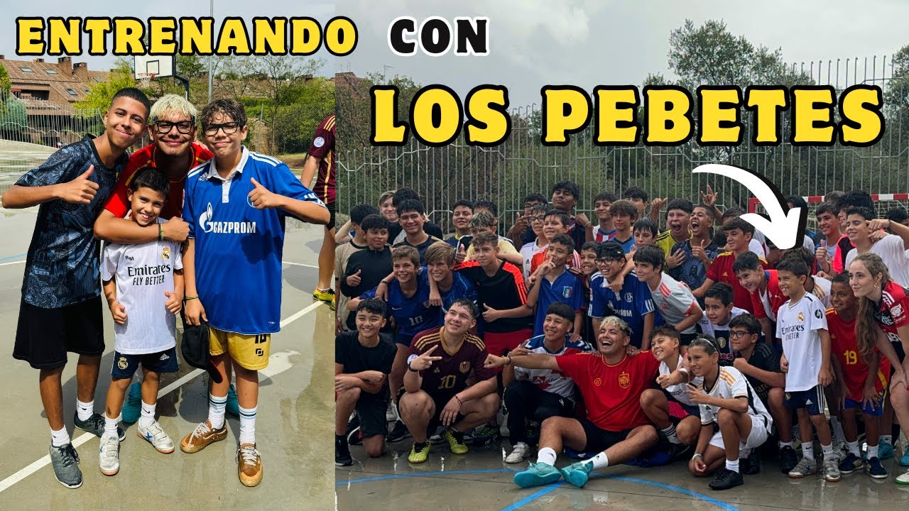 ENTRENANDO CON @santy_elias02 PARA EL PARTIDAZO DE YOUTUBERS!