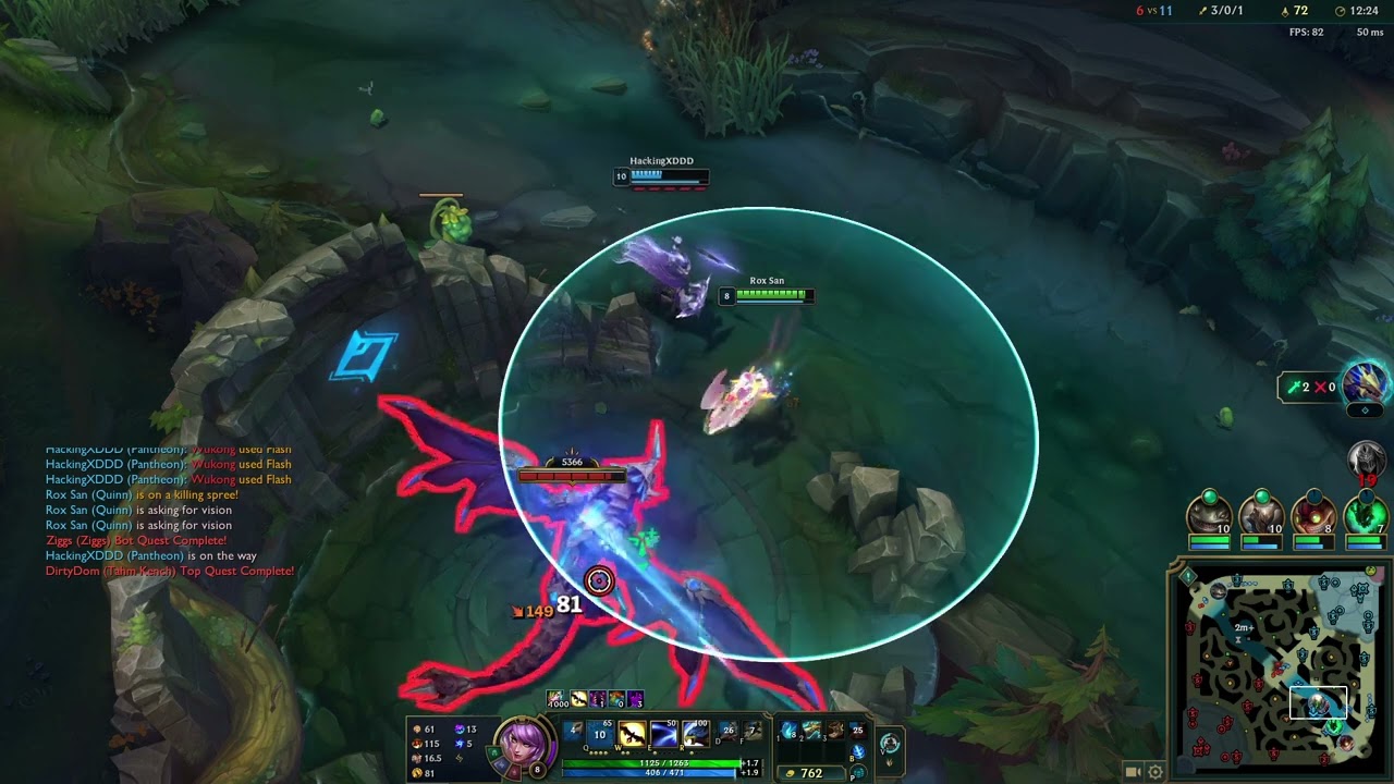 Quinn vs Wukong 16.3