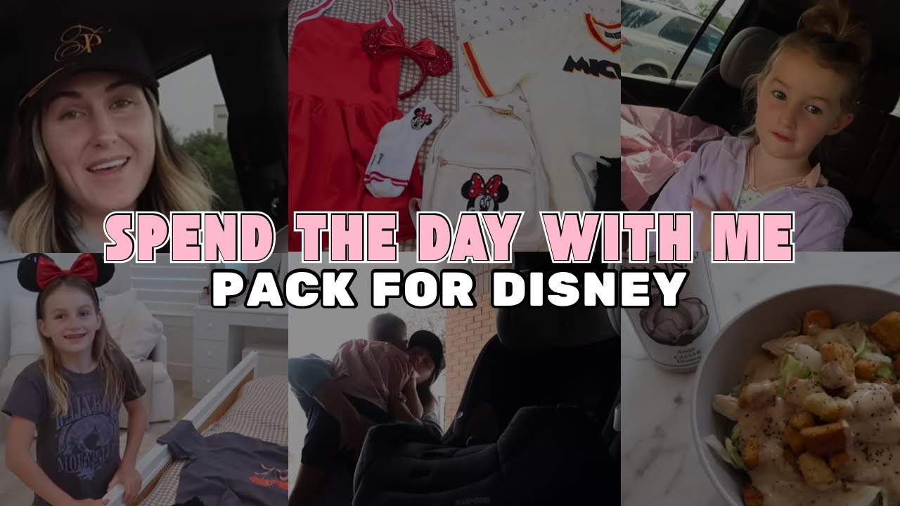 SPEND THE DAY WITH ME MOM OF 4 + PACK WITH ME FOR DISNEY | Tara Henderson