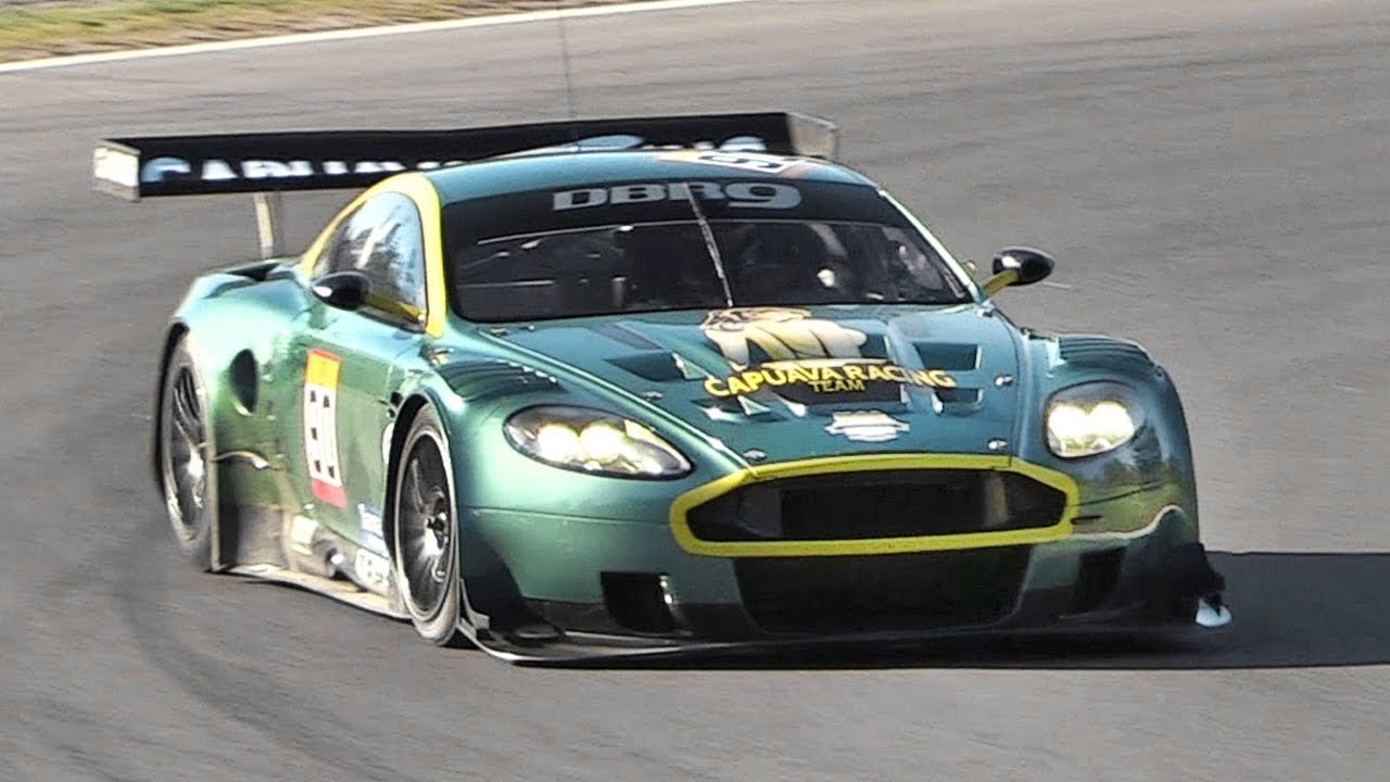 Aston Martin DBR9 GT1 V12 Sound! - Accelerations & Fly Bys on Track
