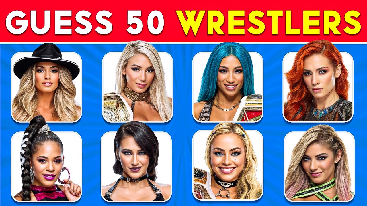 Только 1% может угадать этих 50 женщин-суперзвезд WWE ✅
