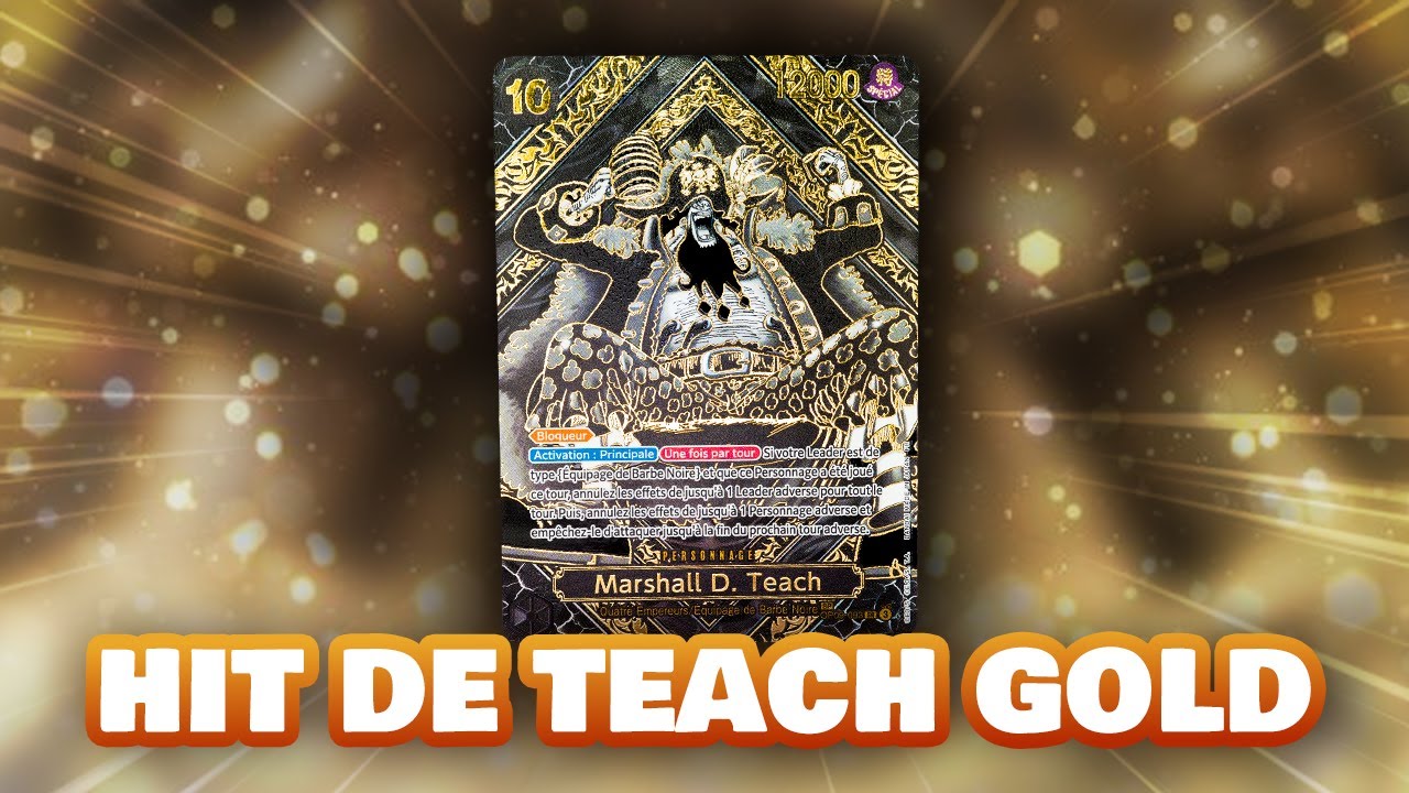 On a eu TEACH GOLD !!! | Ouverture Display OP12 FR