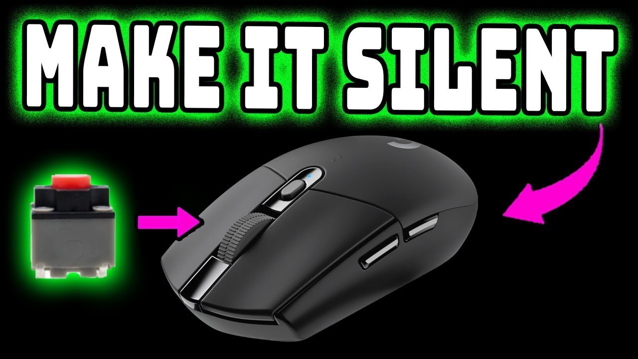 HOW TO MAKE YOUR GAMING MOUSE QUIETER: Silent Logitech G305 Click Replacement Guide