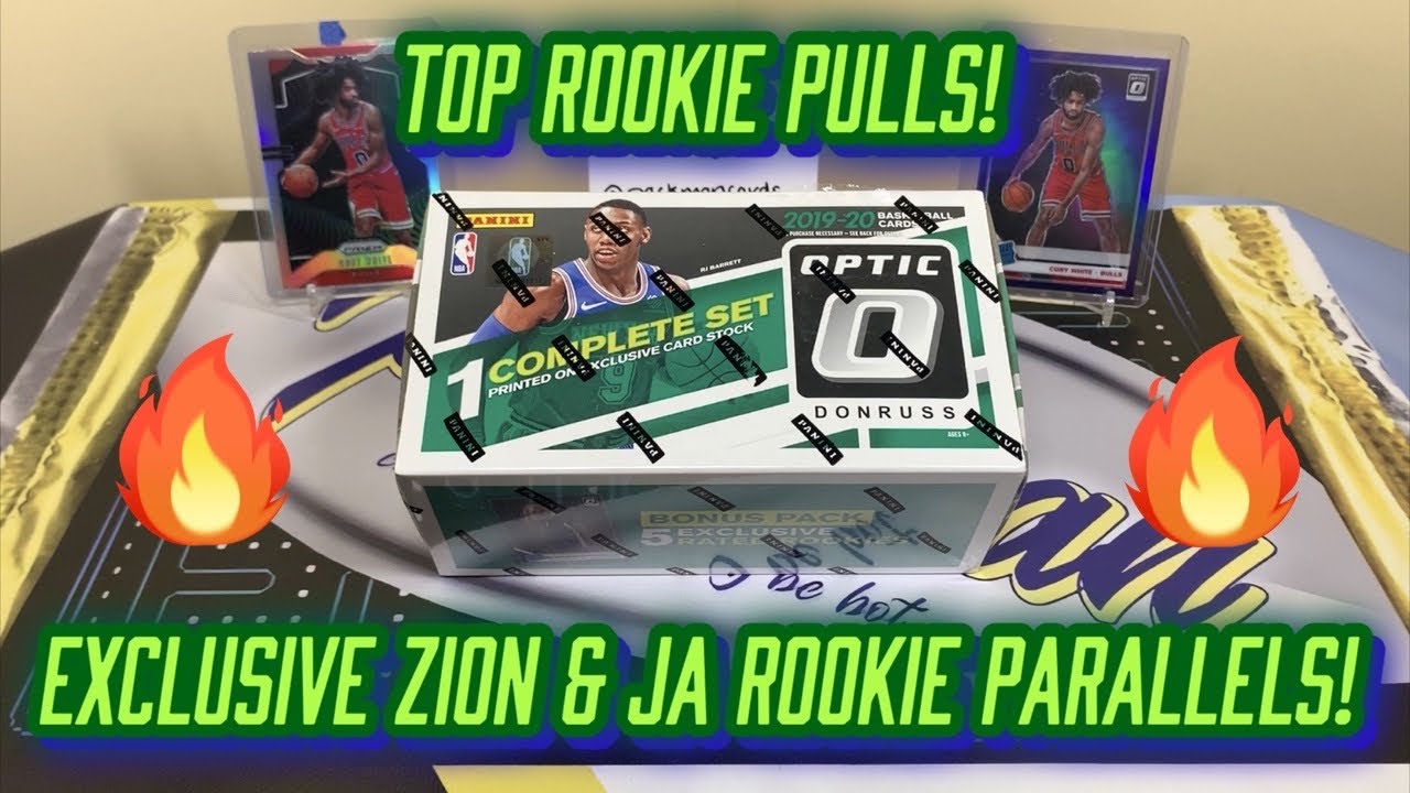 *EXCLUSIVE ZION ROOKIE! SICK PULLS!* 2019-20 Panini Donruss Optic Basketball Fanatics Complete Set