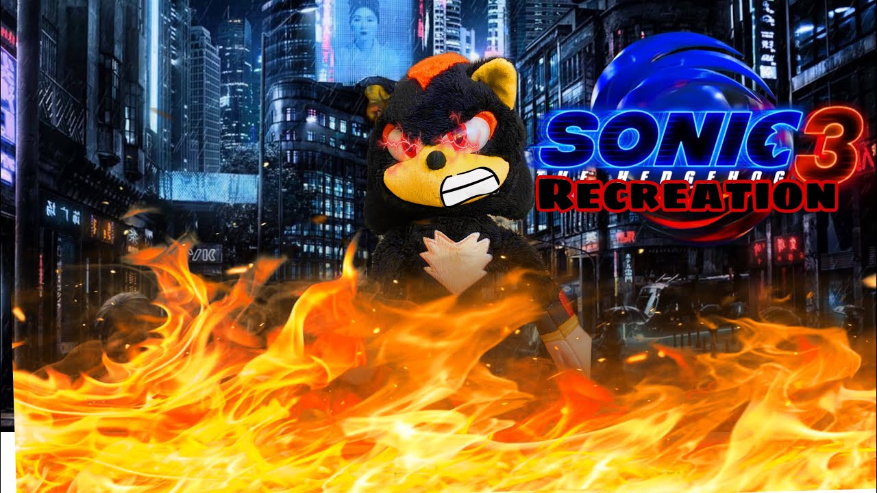 Sonic movie 3 plush recreation￼