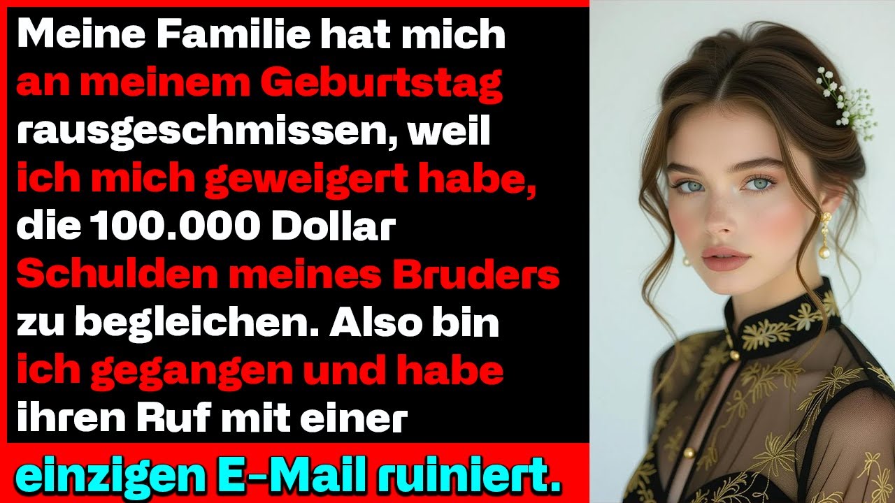 Meine Familie hat mich an meinem Geburtstag rausgeschmissen weil ich mich geweigert