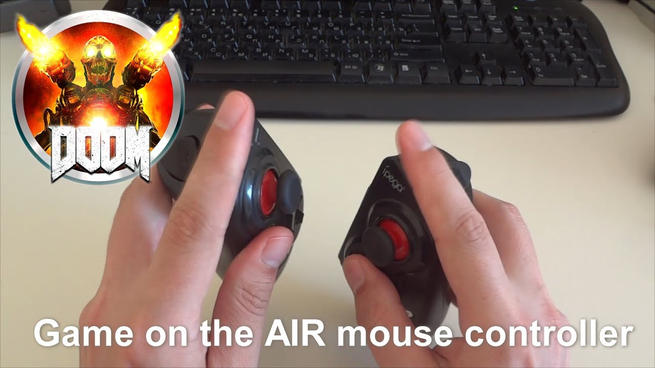 Doom on the game AIR mouse controller