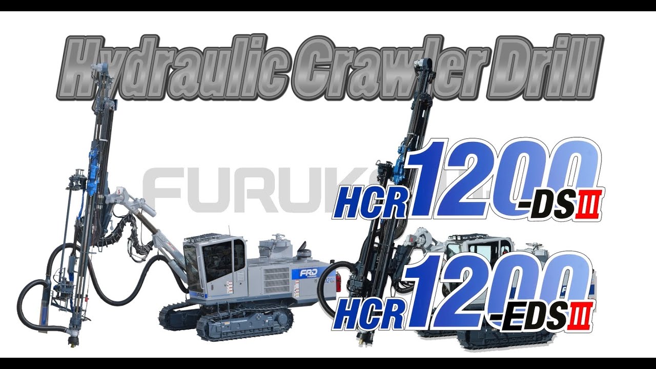 【FRD】Hydraulic Crawler Drill HCR1200-DSIII/HCR1200-EDSIII equipped with Tier 3 engine.