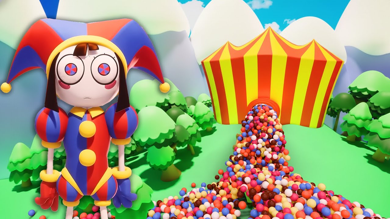 The Amazing Digital Circus but With MILLIONS of Balls Inside!