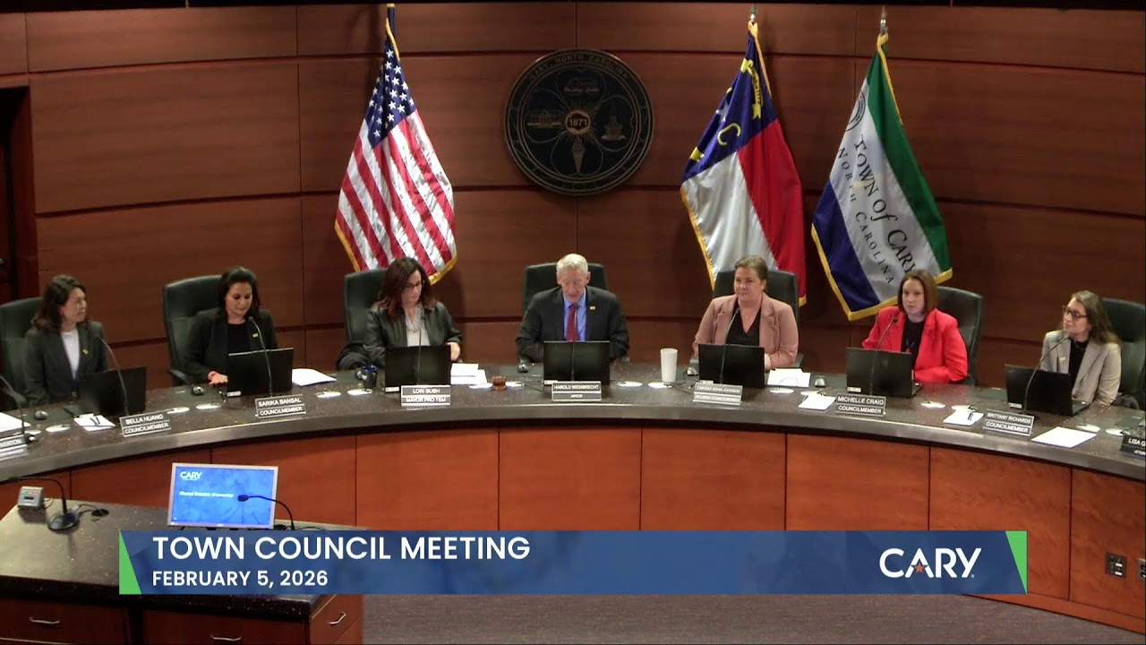 Cary Council Meeting – February 5, 2026