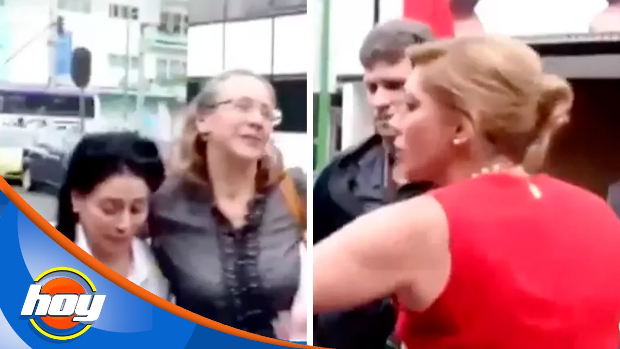 ¡Laura Zapata y Cynthia Klitbo protagonizan pleito en la calle! | Hoy