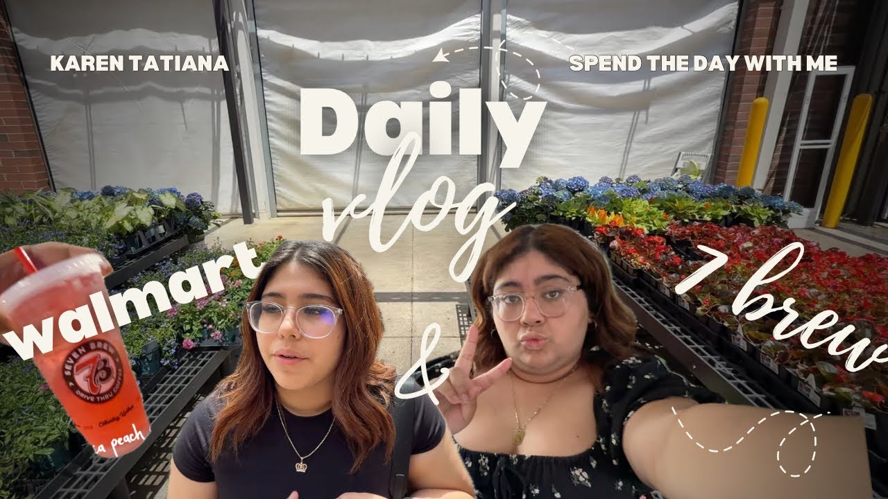 MY FIRST EVER YOUTUBE VIDEO| Walmart, 7 brew, drive with us 