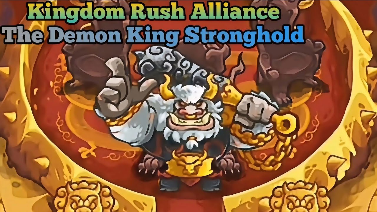 Kingdom Rush Alliance: Stage 35 - The Demon King Stronghold (Veteran Difficulty)