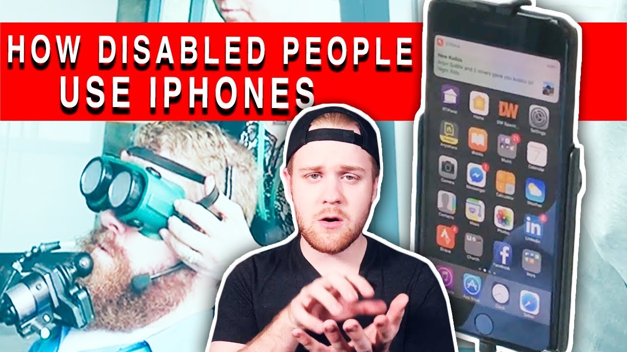 How People with Disabilities use an iPhone! ft. Todd S. The Quadfather