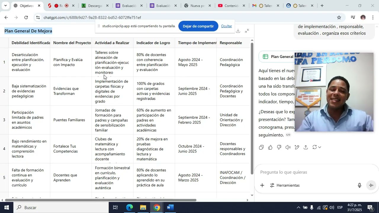 2do taller de Gestión festiva, Escuela Nacional de  de Lideres  pedagógicos