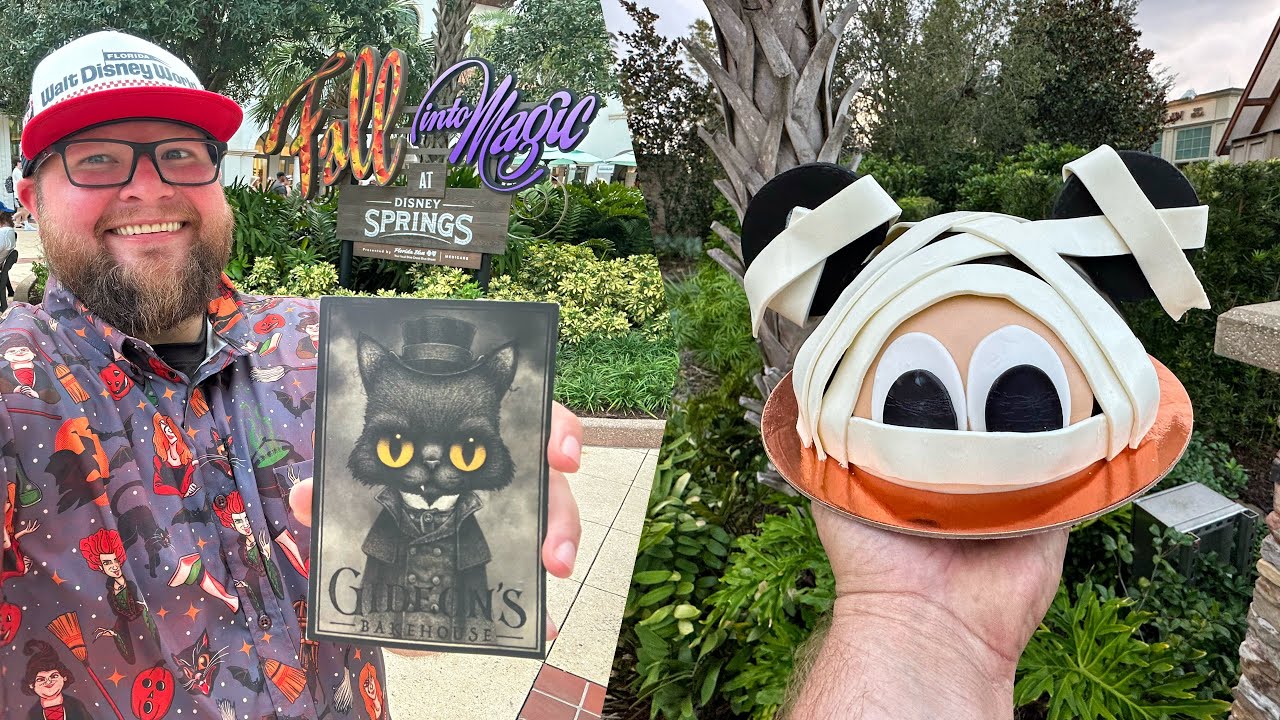 Disney Springs Halloween | NEW Gideon’s Cookies & GIANT Mickey Mummy Cake | Walt Disney World