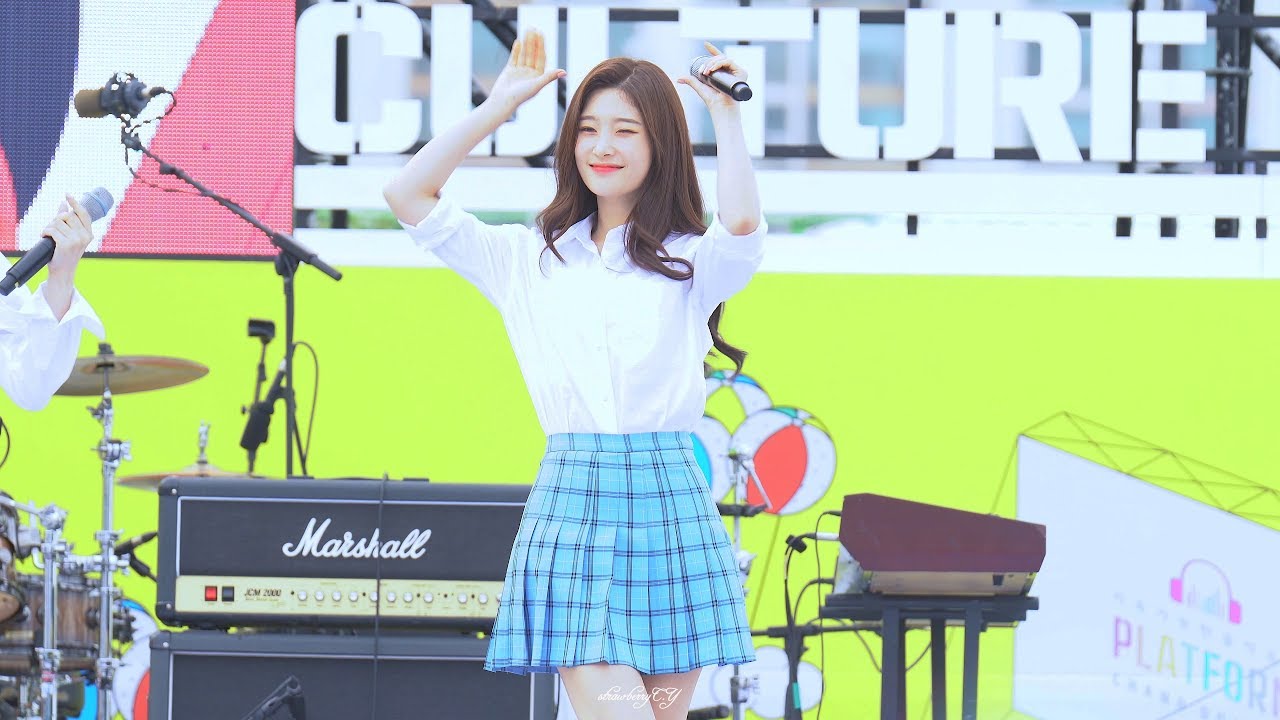 [4k] 180623 다이아(DIA) 정채연 - 왠지(Somehow) 직캠 [창동 컬처 스테이션]