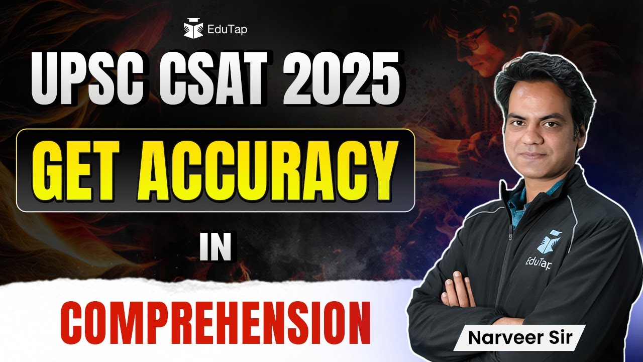 UPSC CSAT 2025 English Comprehension Strategy| How to Prepare for CSAT Reading Comprehension |EduTap