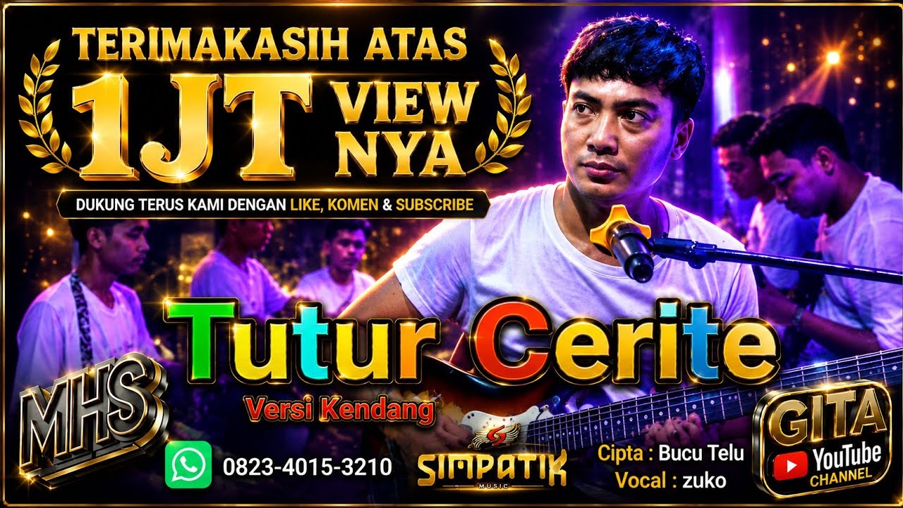 TUTUR CERITE Cipta : Bucu Telu Versi kendang SIMPATIK || Cover : MHS mahasadela vocal : zuko || 2024