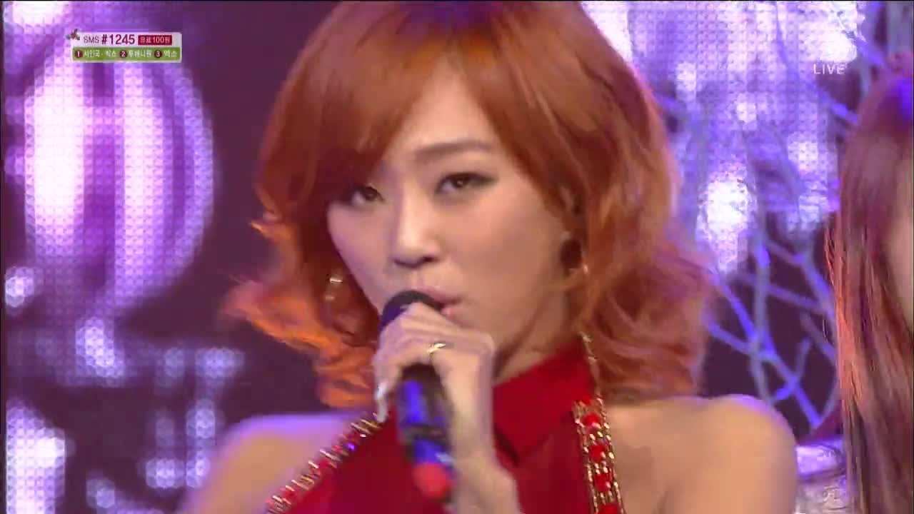 [Hyorin] - Я знаю только тебя @ популярная песня Inkigayo 131222
