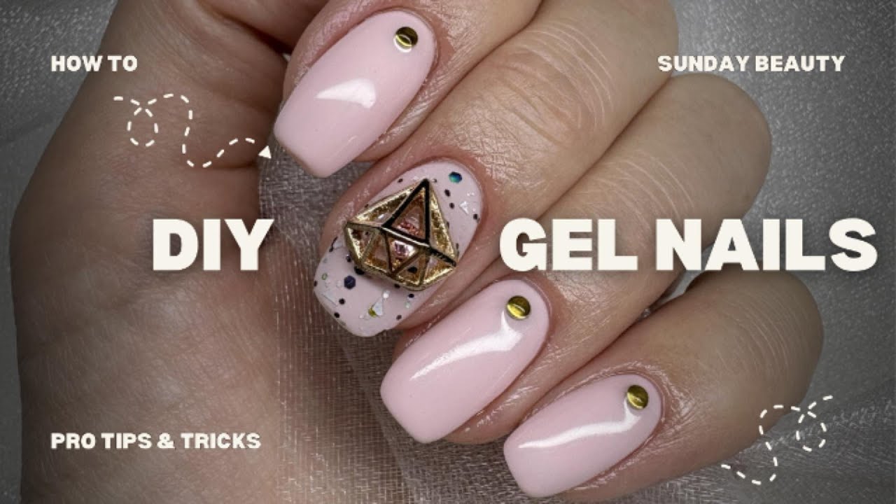 UPDATED (2025): DIY Gel Nail Polish Application with Charms, Crystals & Studs ❤