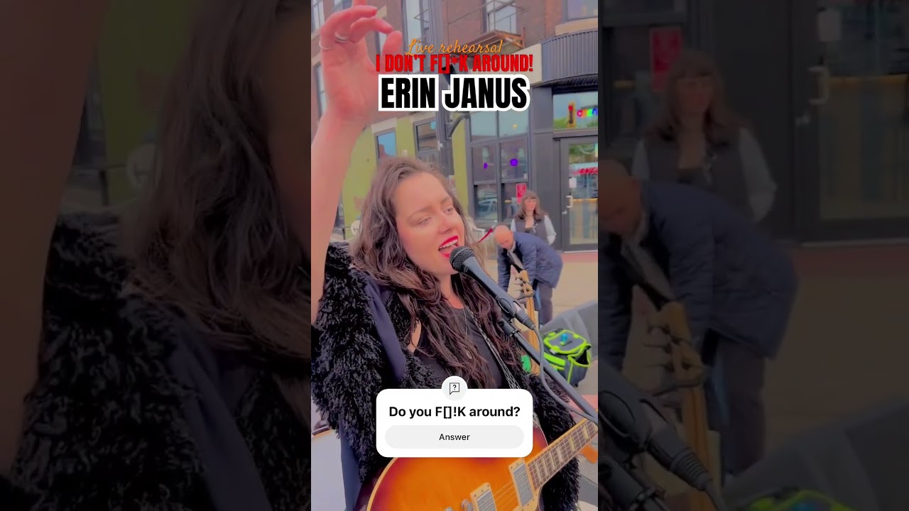 Live #rehearsal of original song: I DON&rsquo;T F[](K AROUND! by Erin Janus, June 2025