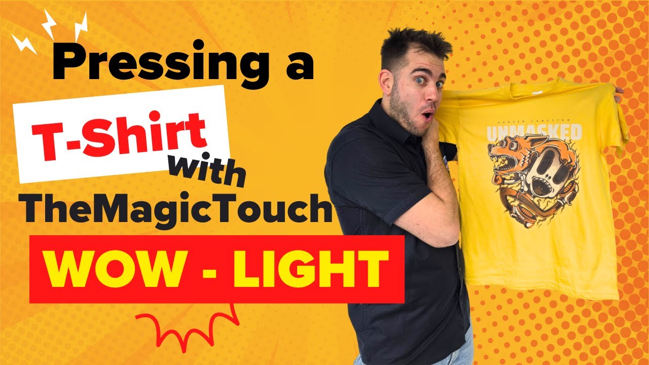 Printing a T-Shirt with TheMagicTouch WOW - Light