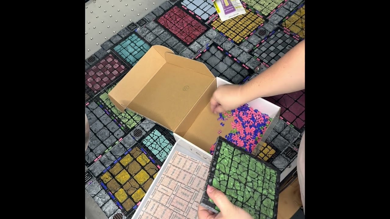 HeroQuest board clip assembly