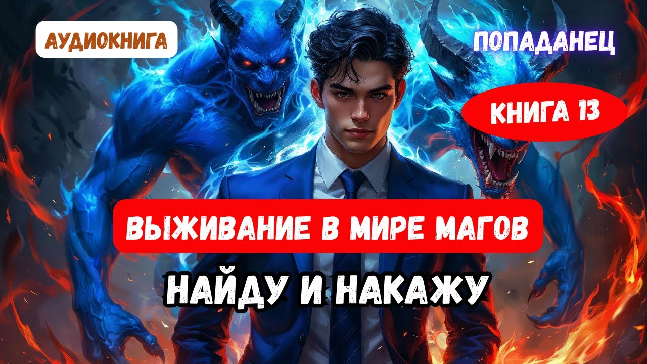 АУДИОКНИГА | ПОПАДАНЦЫ | Магический мир: эксперимент маг-нулевка | КНИГА 13  | 1