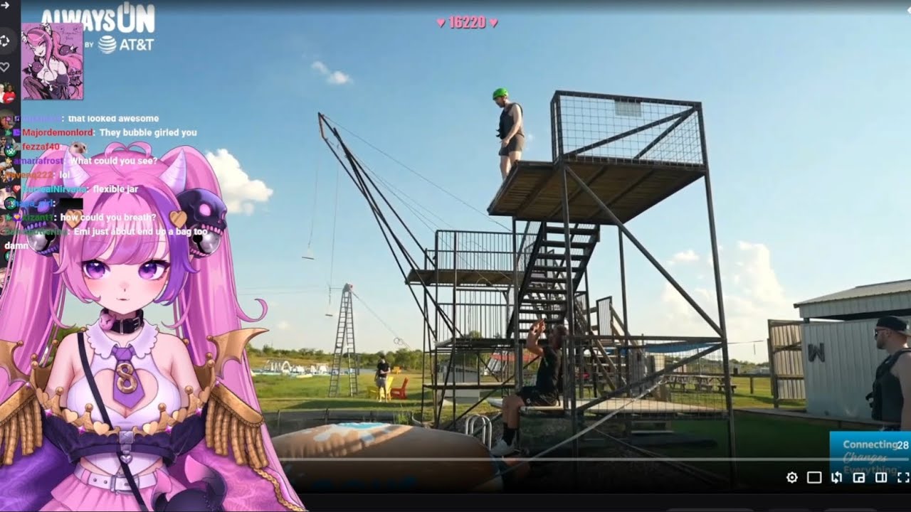 Ironmouse Reaction to When Connor Sent Emiru and Her Flying