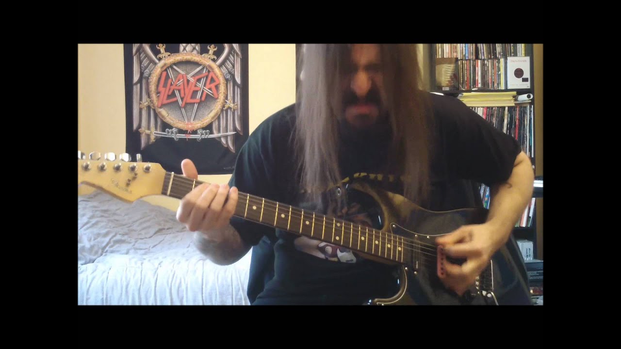 Slayer - Angel Of Death - guitar cover - Full HD