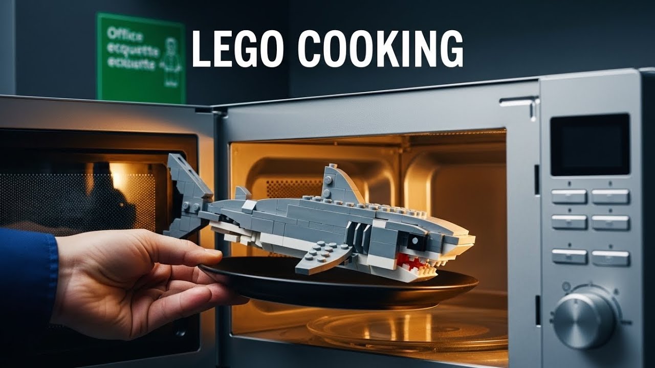 Не грейте рыбу в микроволновке! 🐟 LEGO версия