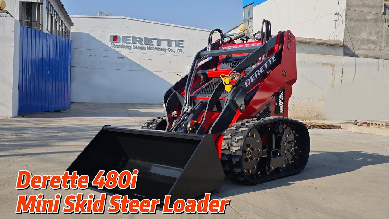 Derette 480i Mini Skid Steer Loader