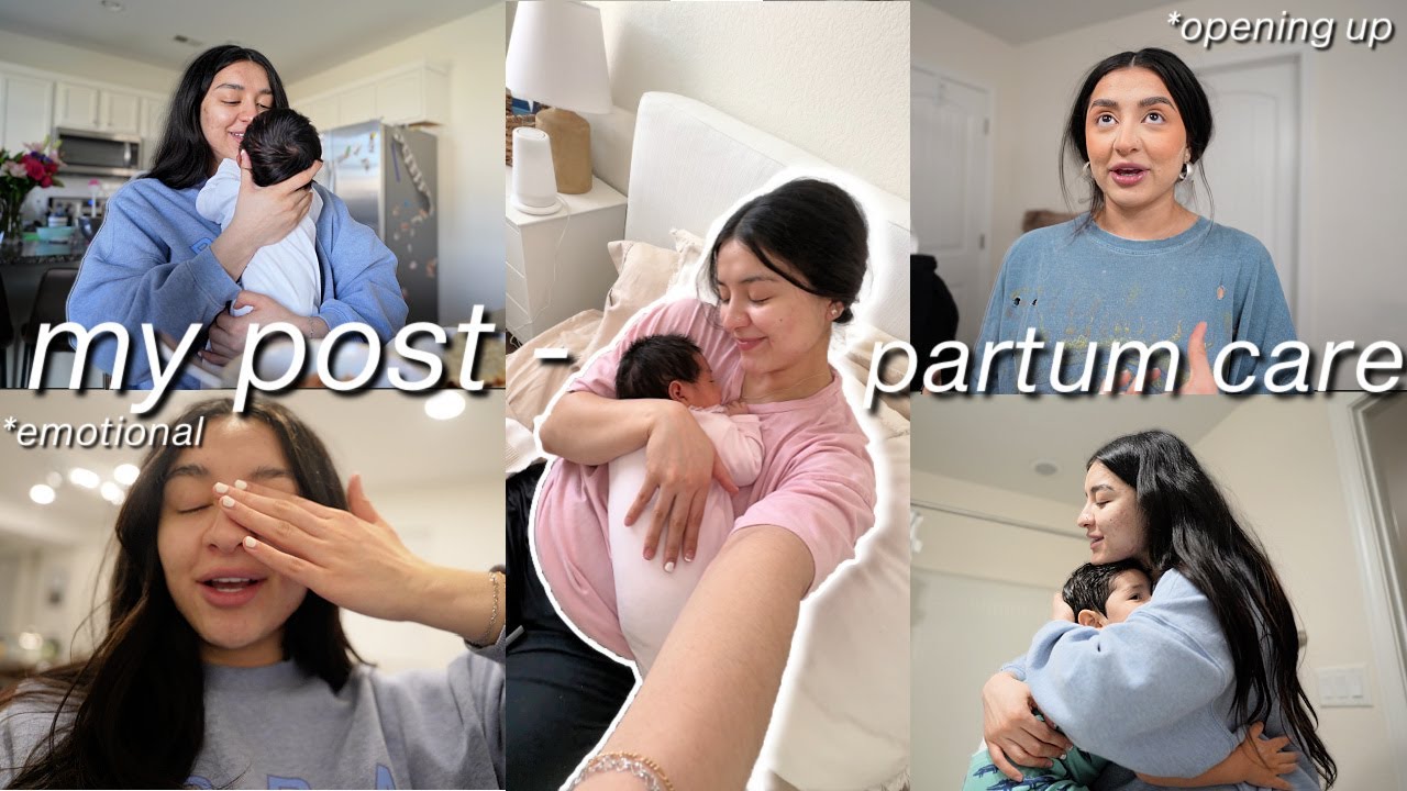 A DAY IN MY POSTPARTUM CARE!!