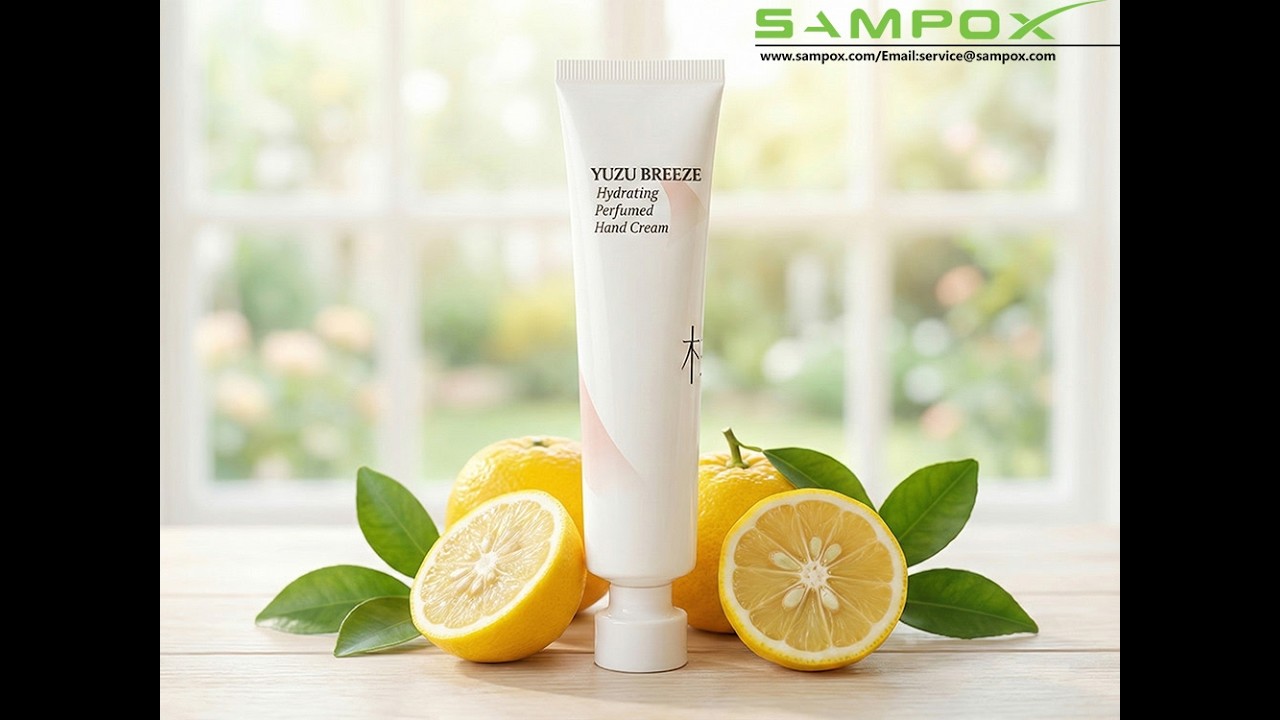 White PE Hand Cream Tube with Small Round Screw Cap 30g 25mm