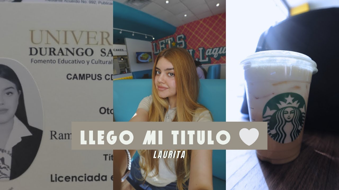 Llego mi título universitario. :) 