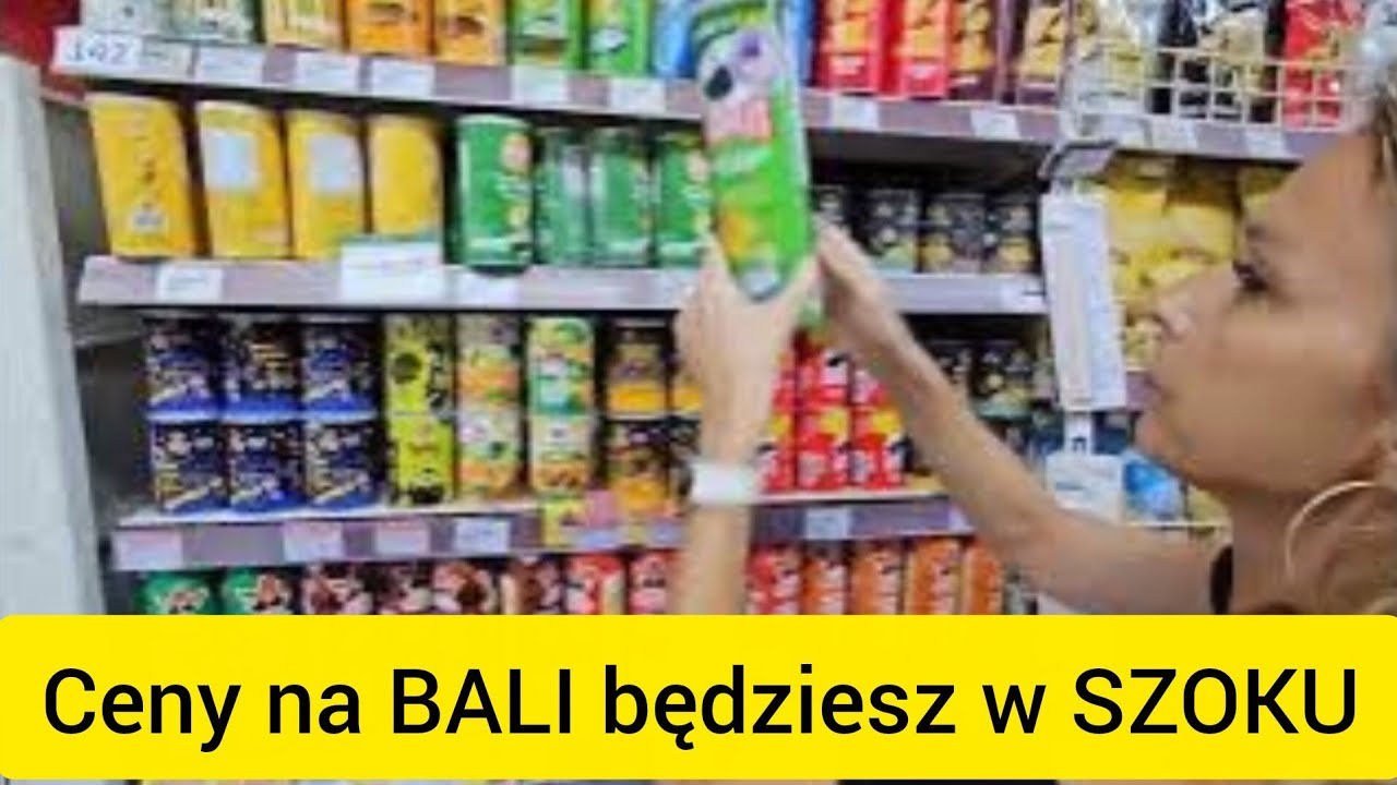 Ceny na Bali 2025 😱 Zobacz, ile naprawdę kosztują zakupy w supermarkecie!