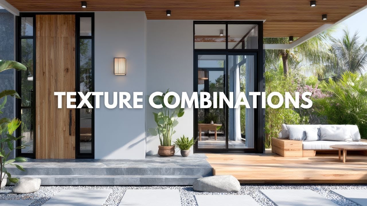 Minimalist Modern Exterior Texture Combinations | Elegant Facade Trends