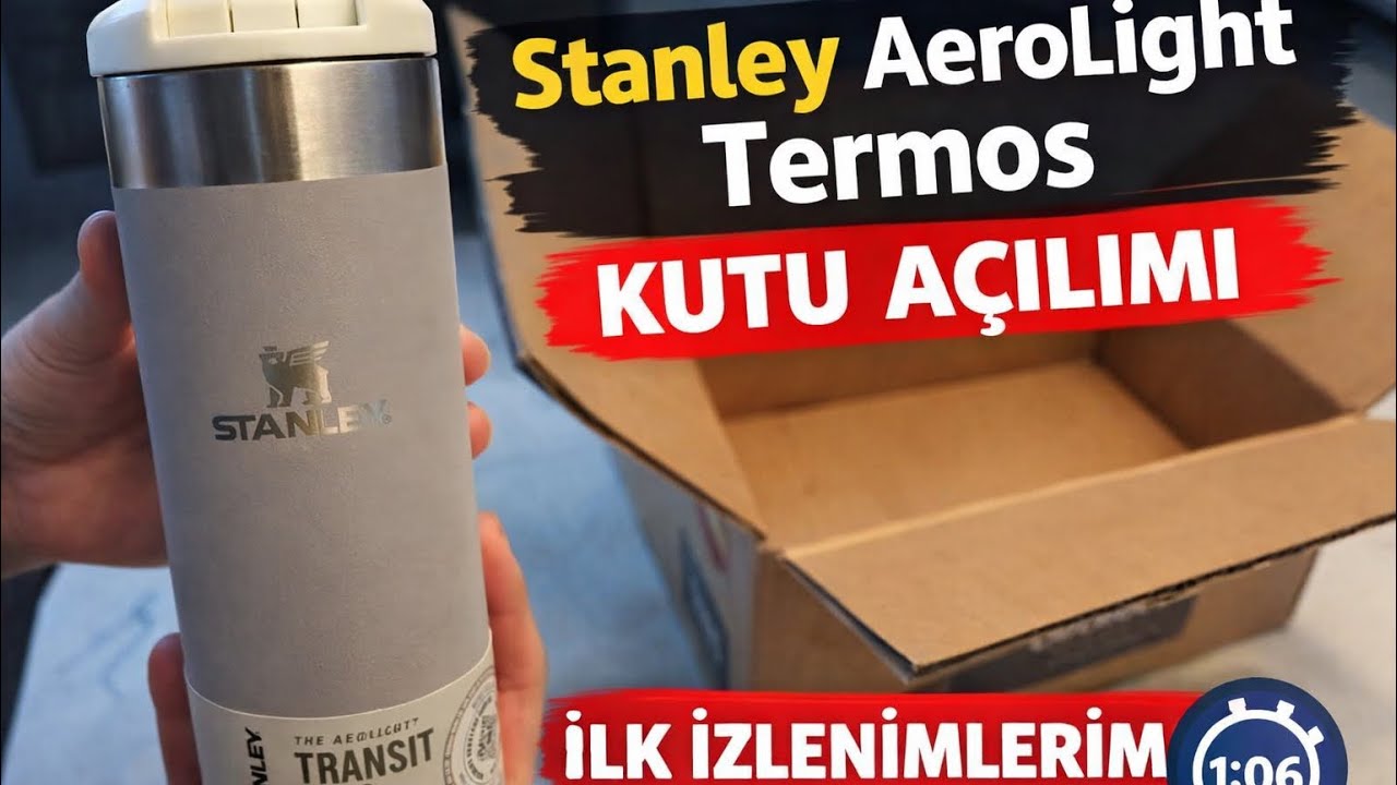 Stanley AeroLight Termos İncelemesi 🔥 600 ML Transit Mug