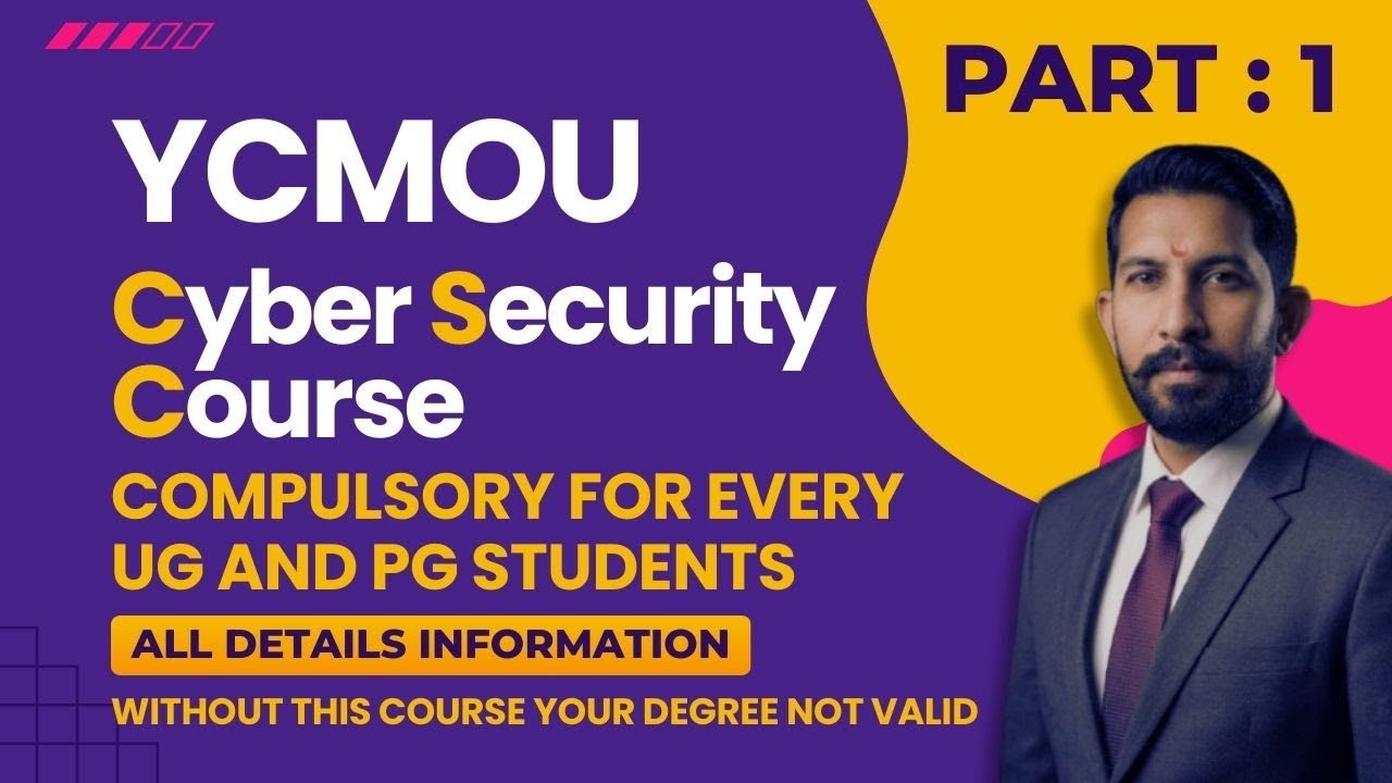 YCMOU Cyber Security Course 2025 🚨 | हर Student के लिए Compulsory है? | Official Truth | Part 1