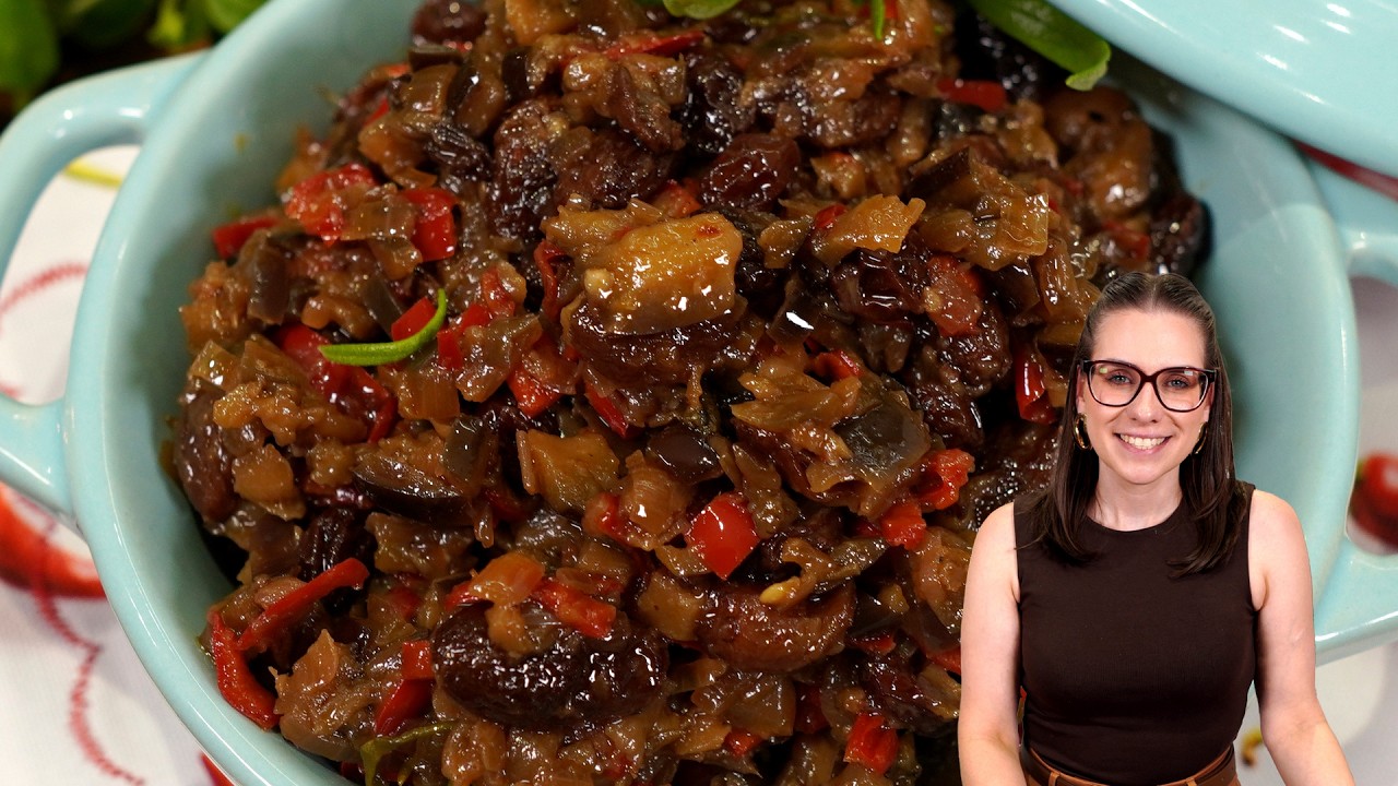 CAPONATA DE BERINJELA PERFEITA! RECEITA FÁCIL E PRÁTICA!