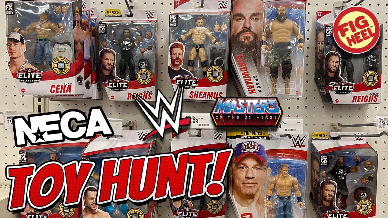 TOY HUNT for WWE Elites Action Figures, Mattel Basics, Neca Ultimates, Funko Pop, DC, Marvel & MORE!