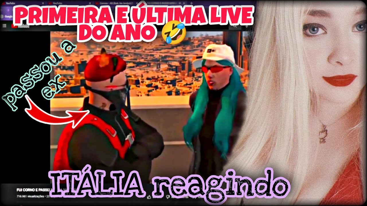 ITÁLIA REAGINDO O BKINHO PASSANDO A EX NAMORADA