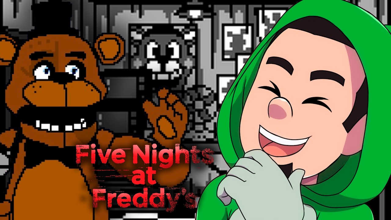 ESSE FNAF É MUITO RUIMKKKKKKKKKK (de bom) - GUINAS JOGA FNAF 1 DE GAMEBOY E DE NINTENDINHO
