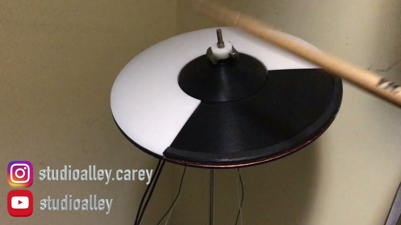 DIY 3 Zones Cymbal