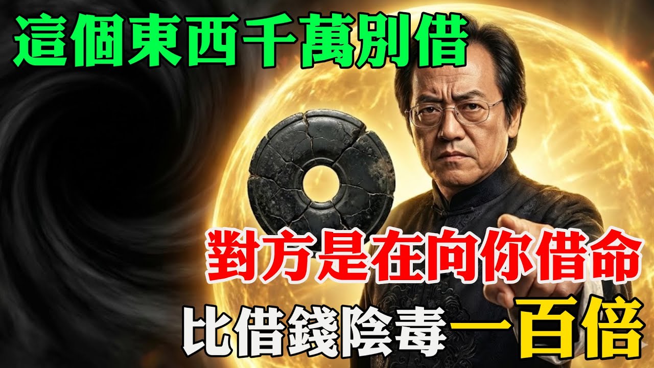 倪海廈警告：這比借錢更「損陰德」！揭秘《天紀》中的能量黑洞：身邊有人找你借「這 3 樣」，千萬別借，這是變相的「借命」！#倪海廈 #能量場 #借命 #天紀 #運勢 #改運 #磁場保護 #人際關係