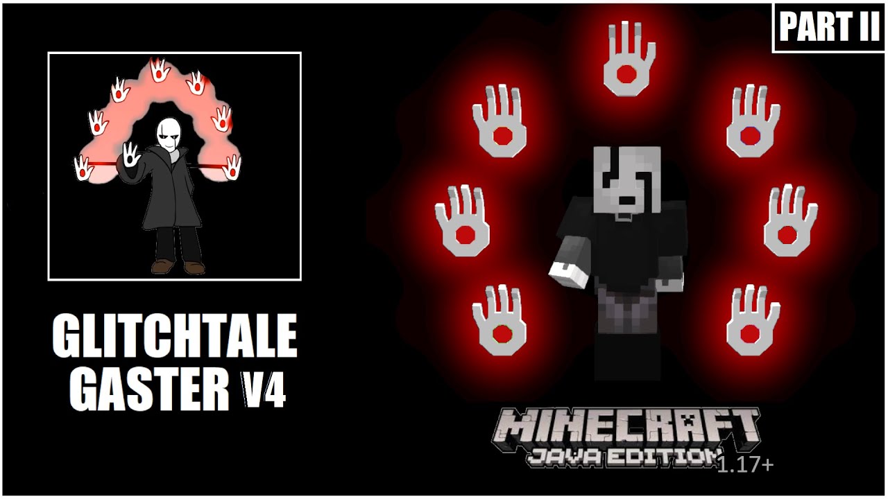 Glitchtale Gaster In Minecraft(Datapack) [2/4]