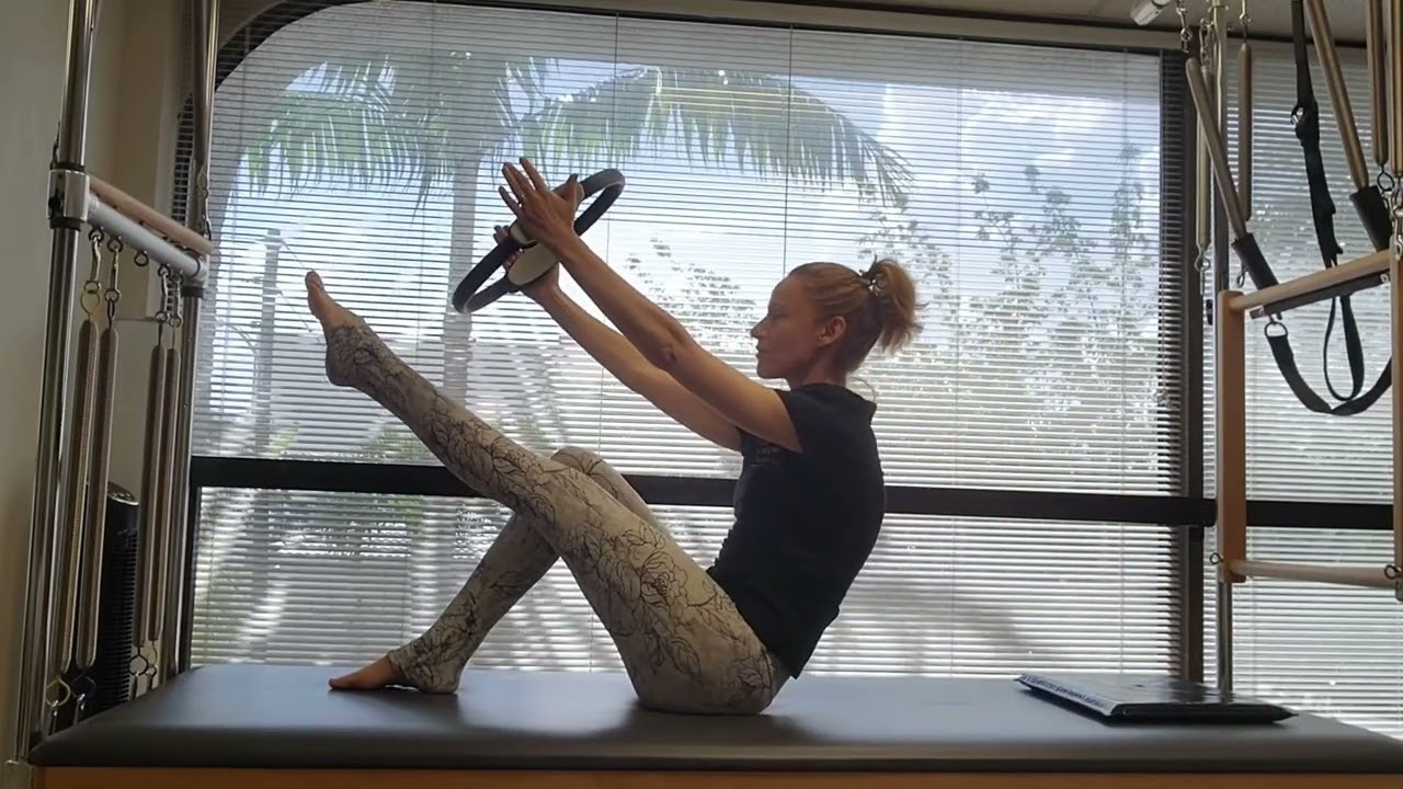 Pilates Mat with the Magic Circle #2. #pilatesmatwork #pilatescircle #abs #core #pilateshubftl